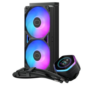 WATER COOLER MASTERLIQUID ATMOS II LCD 240 ARGB PRETO  |  MLX-D24M-A25SZ-L1