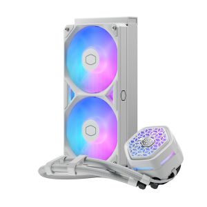 WATER COOLER MASTERLIQUID ATMOS II VRM 240 ARGB BRANCO  |  MLX-D24M-A25SZ-VW