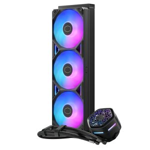 WATER COOLER MASTERLIQUID ATMOS II VRM 360 ARGB PRETO  |  MLX-D36M-A25SZ-V1