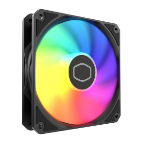 COOLER FAN PARA GABINETE COOLER MASTER MF120 LITE ARGB PRETO 120MM  |  MFW-B2DN-17NPA-R1