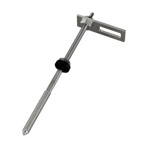 KIT ESTRUTURA 4P FIBROCIMENTO 4 X 2.75M PRATYC MADEIRA HYBRIDO COM PERFIL