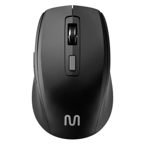 MOUSE SEM FIO MS750 USB 2.4GHZ + BLUETOOTH RECARREGAVEL SILENCIOSO 6 BOTÕES E DPI AJUSTÁVEL 800-1600 PRETO - MO403