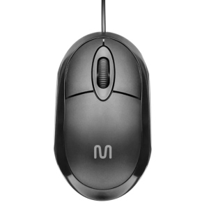 MOUSE ÓPTICO CLASSIC USB MF100 1200DPI CABO 1M PRETO - MO300