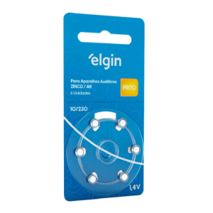 BATERIA AUDITIVA DE ZINCO 10/230 PR70 -  BLISTER COM 6 82419