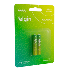 PILHAS ALCALINAS AAAA 4A COM 2 UNIDADES PEQUENA 82424