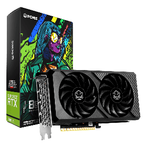 GPU RTX 3060 TI 8GB DDR6 256 BITS FULL SIZE DUAL FAN - PVR30608TGR6DF3