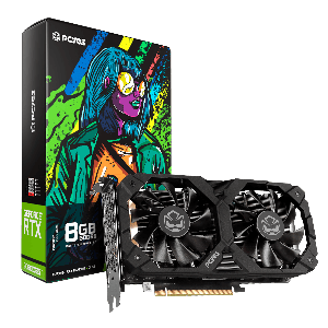 GPU RTX 2060 SUPER GDDR6 8GB 256BIT FULL SIZE DUAL FAN  - PVR20608TIGR6DF4