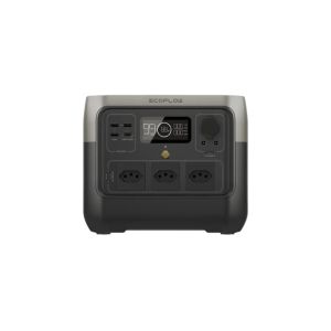 GERADOR PORTATIL ECOFLOW RIVER 2 PRO 800W X-BOOST 1800W 768WH SAIDA 127V / ENTRADA SOLAR 220W  |  ZMR620-B-BR