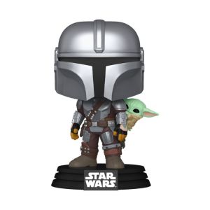 BONECO FUNKO POP! STAR WARS MANDALORIANO E GROGU - MANDALORIANO COM GROGU