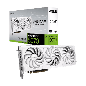GPU ASUS  PRIME RTX 5070 OC 12G WHITE 12GB GDDR7  - 90YV0M19-M0NA00