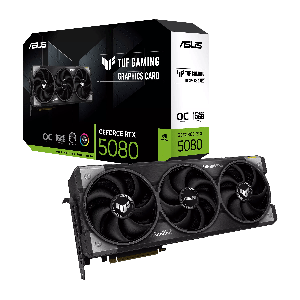 GPU ASUS RTX 5080 TUF GAMING OC 16G NVIDIA GEFORCE, 16GB, GDDR7 - 90YV0M30-M0NA00