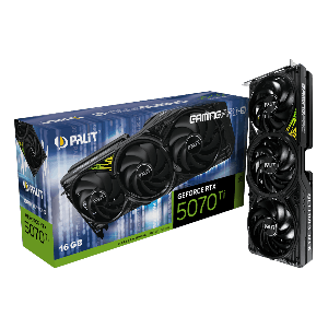 PLACA DE VIDEO PALIT GEFORCE RTX5070TI GAMINGPRO-S 16GB GDDR7 256BIT NE7507T019T2-GB2031U