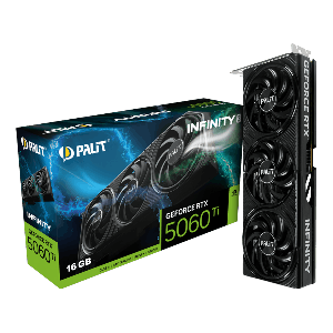 PLACA DE VIDEO PALIT GEFORCE RTX5060TI INFINITY 3 16GB GDDR7 128BIT NE7506T019T1-GB2061S