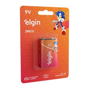 PILHA 9V DE ZINCO CARVAO - BLISTER C/ 1