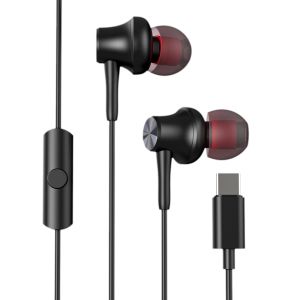 FONE DE OUVIDO INTRA AURICULAR POWERBASS CONECTOR TIPO C PRETO - PH418