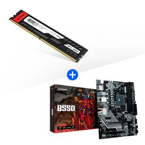 KIT PROMOCIONAL PLACA MÃE PCYES B550 + MEMORIA RAM UDIMM 16GB DDR4 3200MHZ