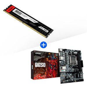KIT PROMOCIONAL PLACA MÃE PCYES B650 + MEMORIA RAM UDIMM 16GB DDR5 5600MHZ