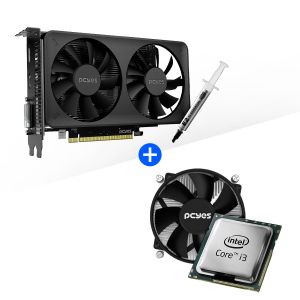 KIT PROCESSADOR INTEL CORE I5-9400F 2.8GHZ TRAY LGA 1151 + GPU GEFORCE RX 550 4GB + COOLER PCYES + PASTA TERMICA COOLER MASTER GOLD