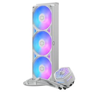 WATER COOLER MASTERLIQUID ATMOS II VRM 360 ARGB BRANCO  |  MLX-D36M-A25SZ-VW