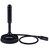 ANTENA DIGITAL HDTV 5  EM 1 VHF/UHF/FM/HDTV/4K USO INTERNO OU EXTERNO COM CABO 5 METROS DTV-150 - 1